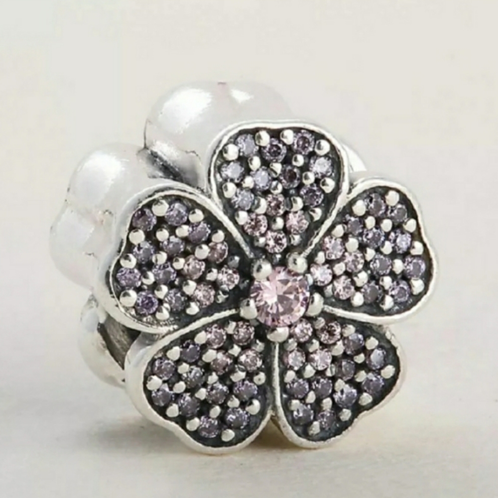 Pandora Sparkling Primrose Charm. - image 8